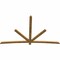 Ekena Millwork Alberta Rough Sawn Timber Gable Bracket, Western Red Cedar, 108"W x 68"H x 2"D x 4"F, 15/12 Pitch GBW108X68X0204ALB00RWR - alternate 5